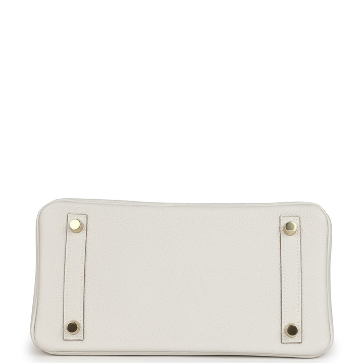 Hermes Birkin 25 Gris Pale Togo Gold Hardware
