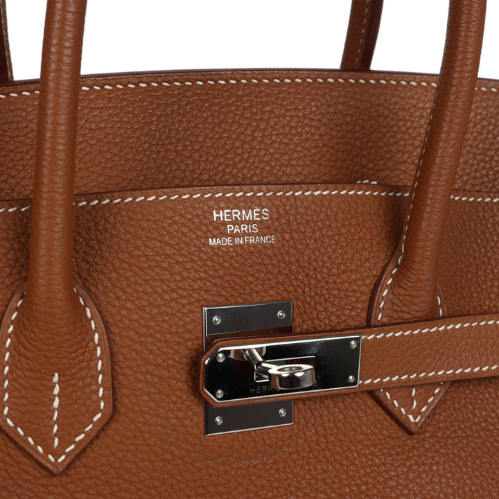 Hermes Birkin 35 Gold Togo Palladium Hardware