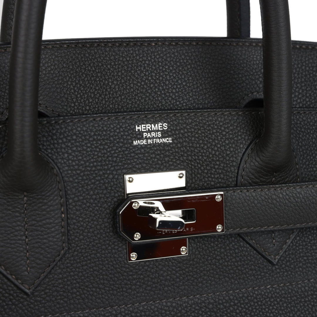 Hermes HAC Birkin 40 Vert Bronze Togo Palladium Hardware