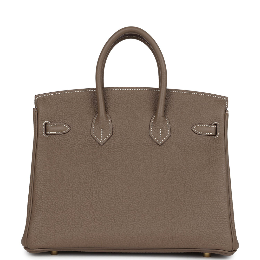 Hermes Birkin 25 Etoupe Togo Gold Hardware