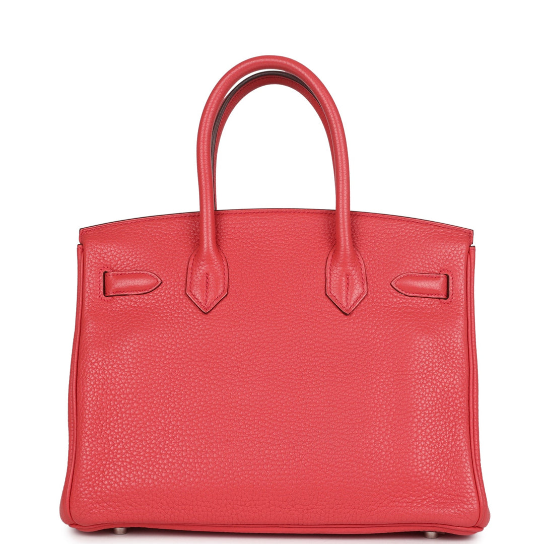 Hermes Birkin 30 Bougainvillea Clemence Palladium Hardware