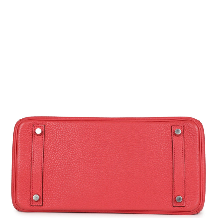 Hermes Birkin 30 Bougainvillea Clemence Palladium Hardware