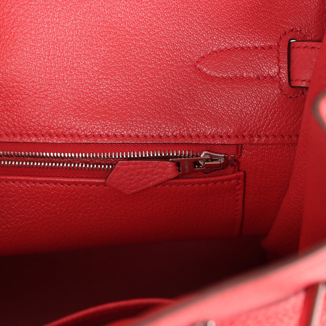 Hermes Birkin 30 Bougainvillea Clemence Palladium Hardware