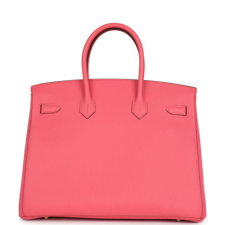 Hermes Birkin 35 Rose Lipstick Togo Gold Hardware