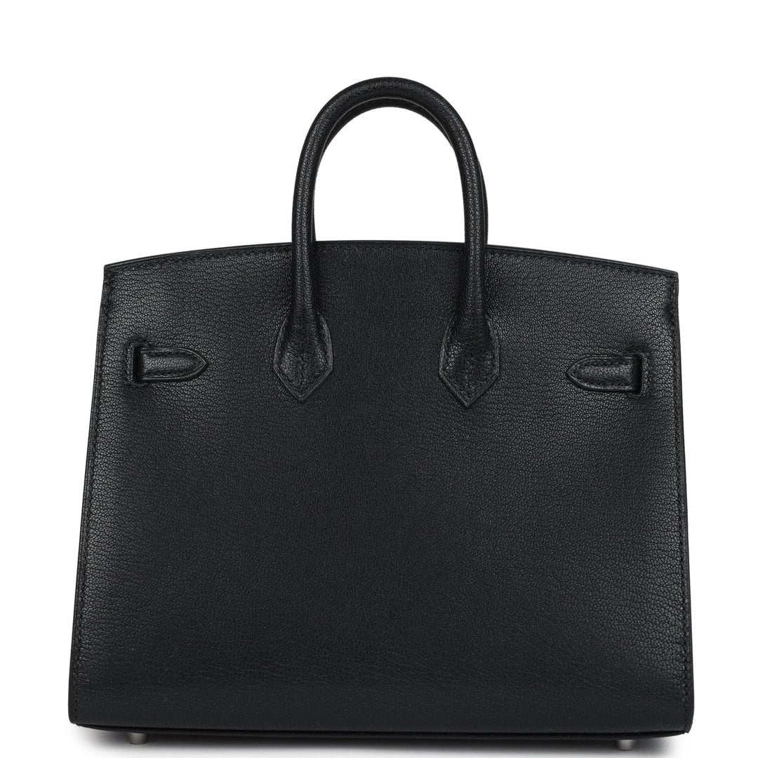 Hermes Birkin Sellier 20 “Bouclerie Moderne Casaque” Black Chevre Chamkila Palladium Hardware