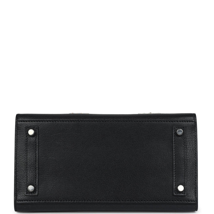Hermes Birkin Sellier 20 “Bouclerie Moderne Casaque” Black Chevre Chamkila Palladium Hardware