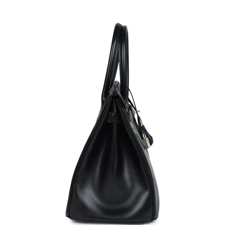 Hermes Birkin 30 Black Box Palladium Hardware