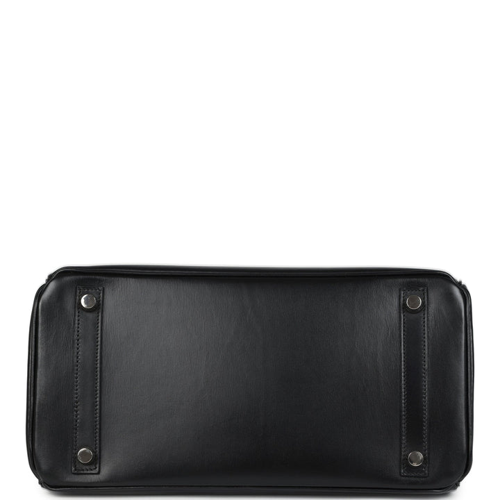 Hermes Birkin 30 Black Box Palladium Hardware