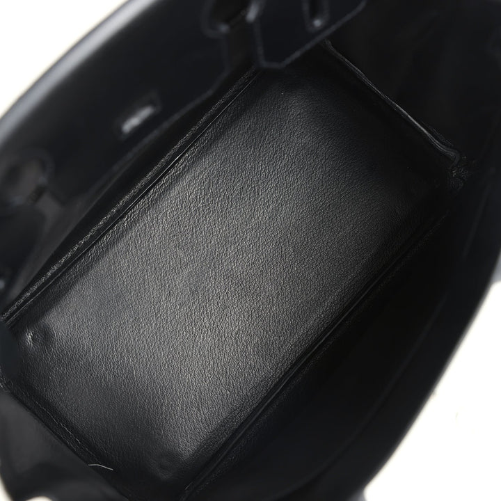 Hermes Birkin 30 Black Box Palladium Hardware
