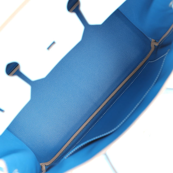 Hermes Birkin 35 Bleu Celeste Candy Epsom Palladium Hardware