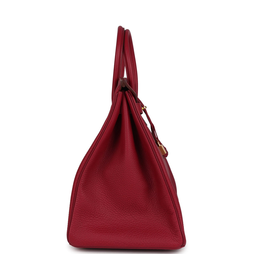 Hermes Birkin 40 Rubis Togo Gold Hardware