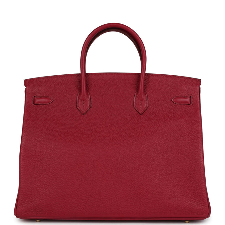 Hermes Birkin 40 Rubis Togo Gold Hardware