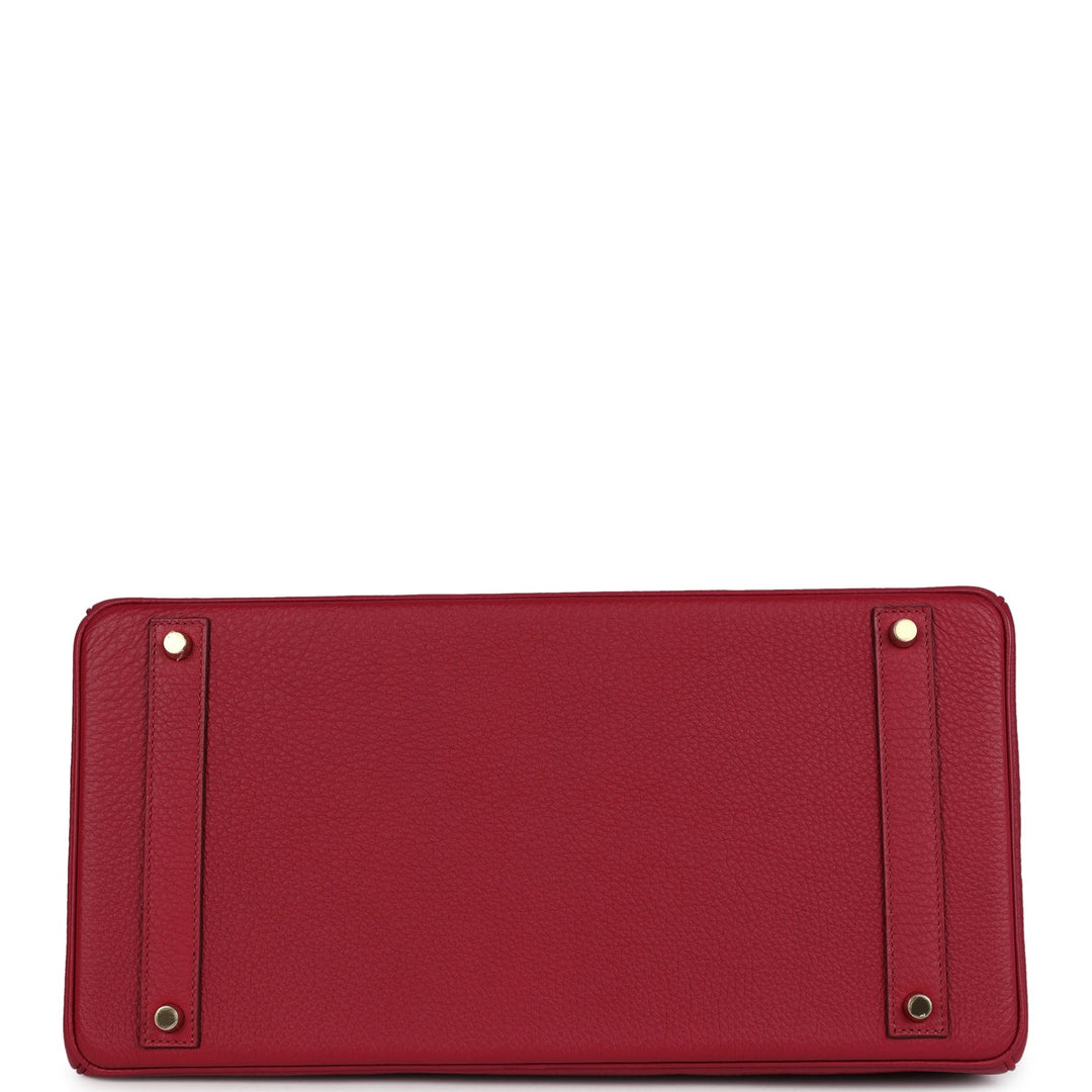 Hermes Birkin 40 Rubis Togo Gold Hardware
