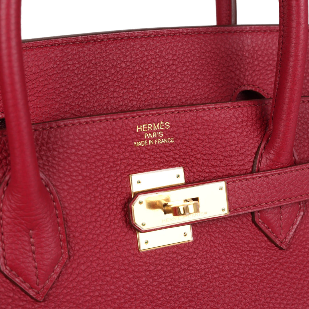 Hermes Birkin 40 Rubis Togo Gold Hardware