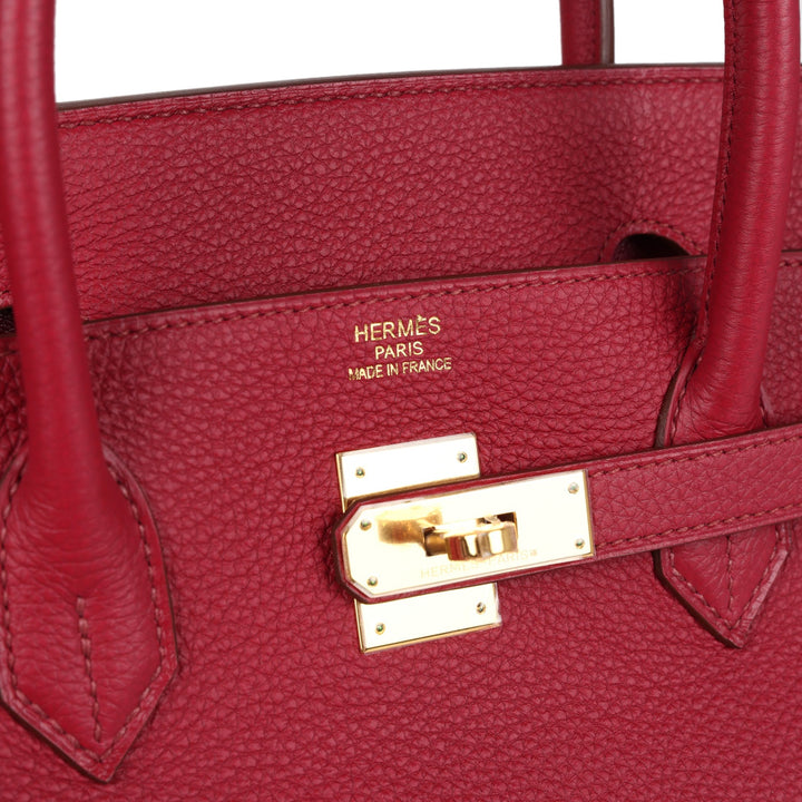 Hermes Birkin 40 Rubis Togo Gold Hardware