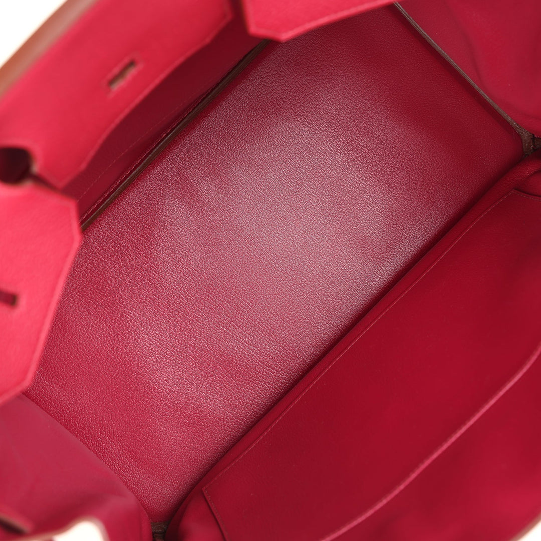 Hermes Birkin 40 Rubis Togo Gold Hardware
