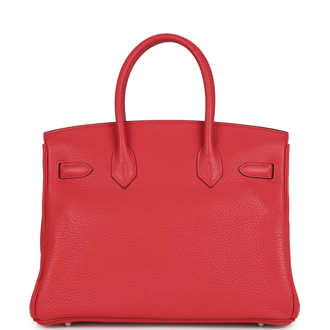 Hermes Birkin 30 Bougainvillea Clemence Palladium Hardware