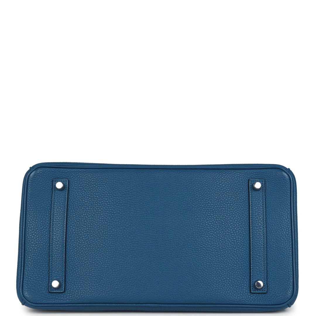 Hermes Birkin 35 Bleu de Galice Togo Palladium Hardware