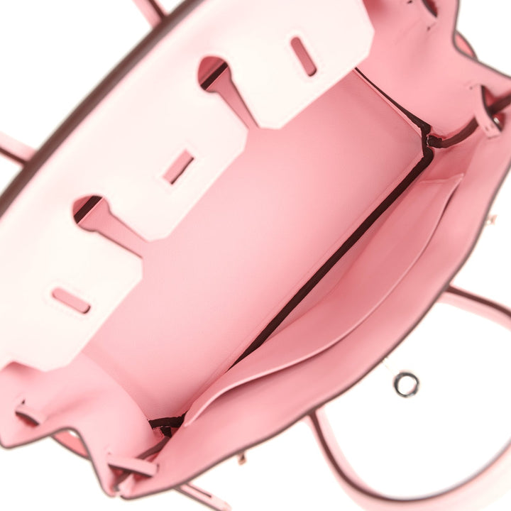 Hermes Birkin 25 Rose Sakura Swift Palladium Hardware