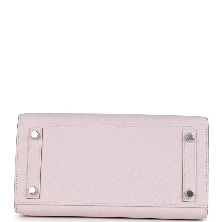 Hermes Birkin Sellier 25 Mauve Pale Epsom Palladium Hardware