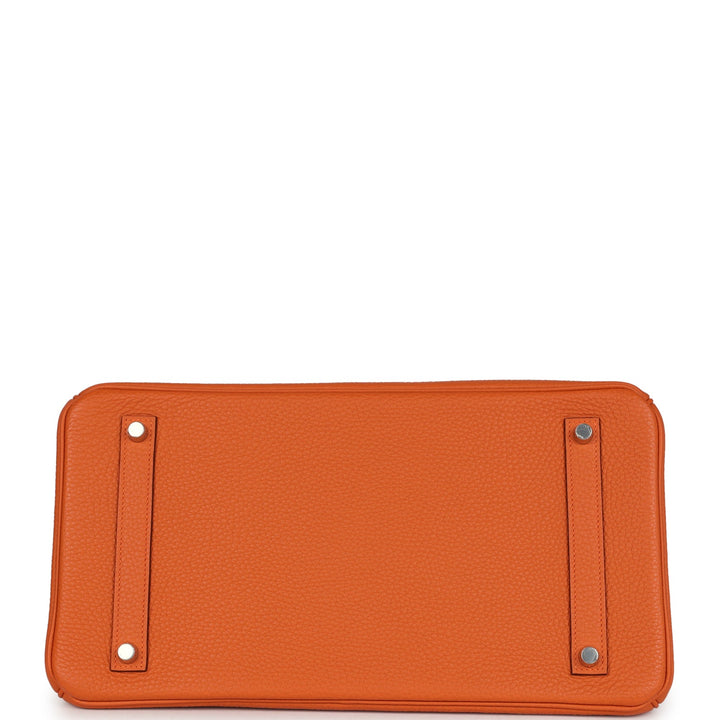 Hermes Birkin 35 Orange Togo Palladium Hardware