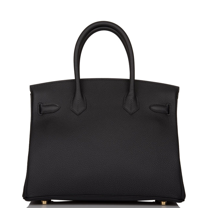 Hermes Birkin 30 Black Togo Gold Hardware