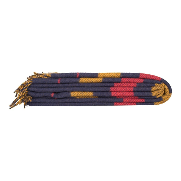 Top quality Hermes "Rocbar" Navy and Paille Blanket