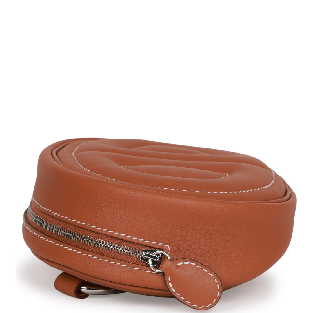 Top quality Hermes In-The-Loop Belt Bag Gold Swift Palladium Hardware