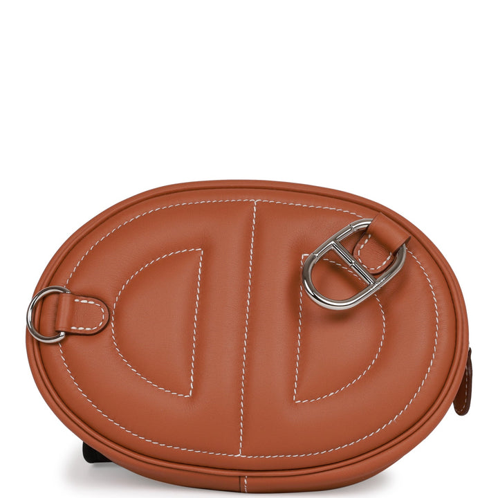 Top quality Hermes In-The-Loop Belt Bag Gold Swift Palladium Hardware