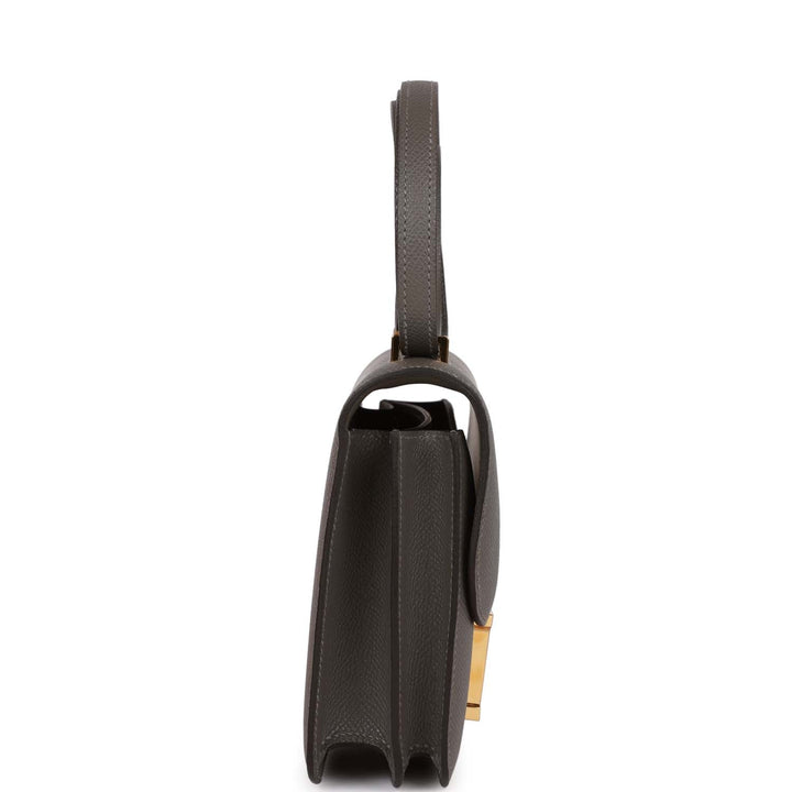 Top quality Hermes Constance 18 Gris Meyer Epsom Gold Hardware