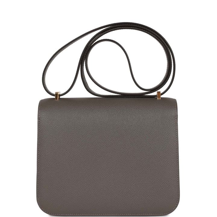 Top quality Hermes Constance 18 Gris Meyer Epsom Gold Hardware