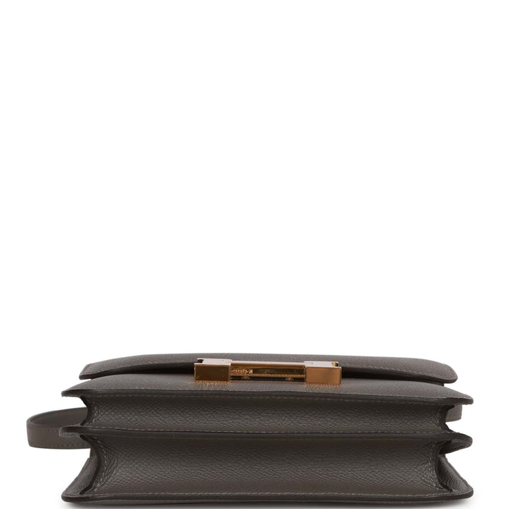 Top quality Hermes Constance 18 Gris Meyer Epsom Gold Hardware