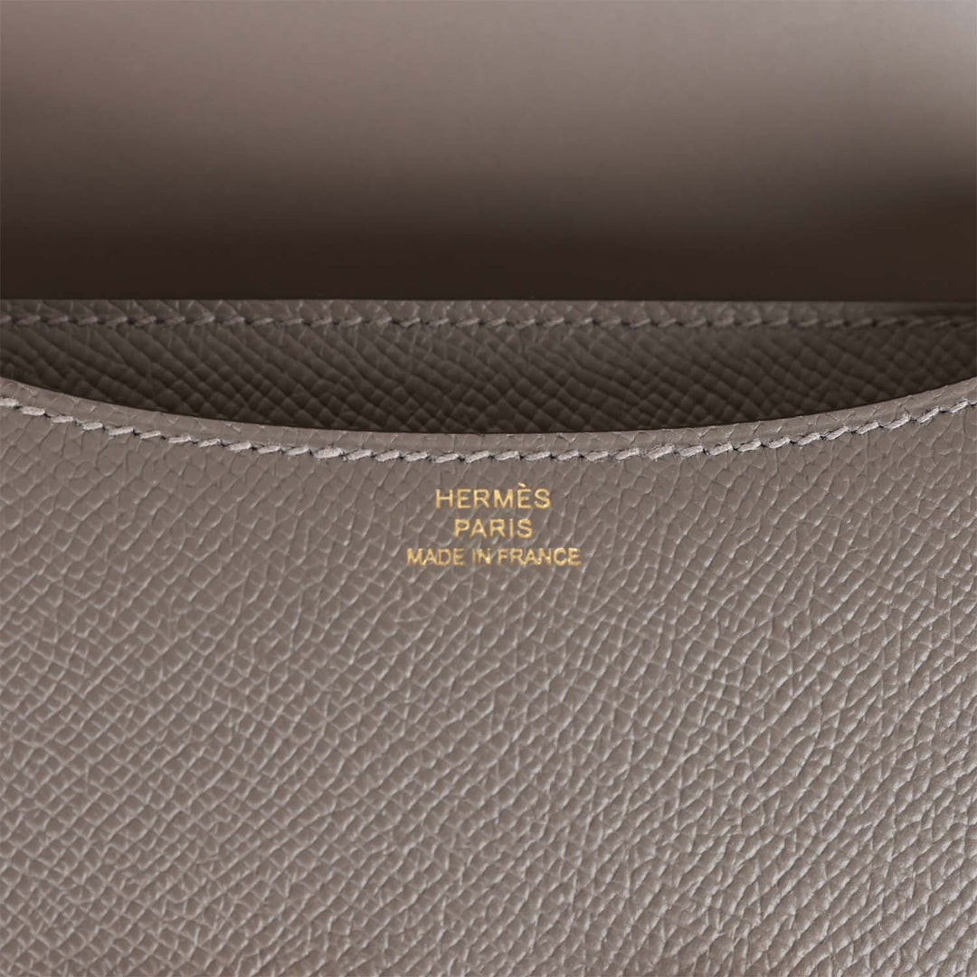 Top quality Hermes Constance 18 Gris Meyer Epsom Gold Hardware
