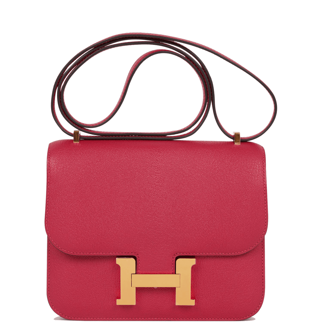 Top quality Hermes Constance 18 Framboise Chevre Gold Hardware