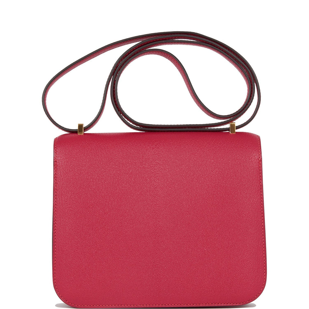 Top quality Hermes Constance 18 Framboise Chevre Gold Hardware