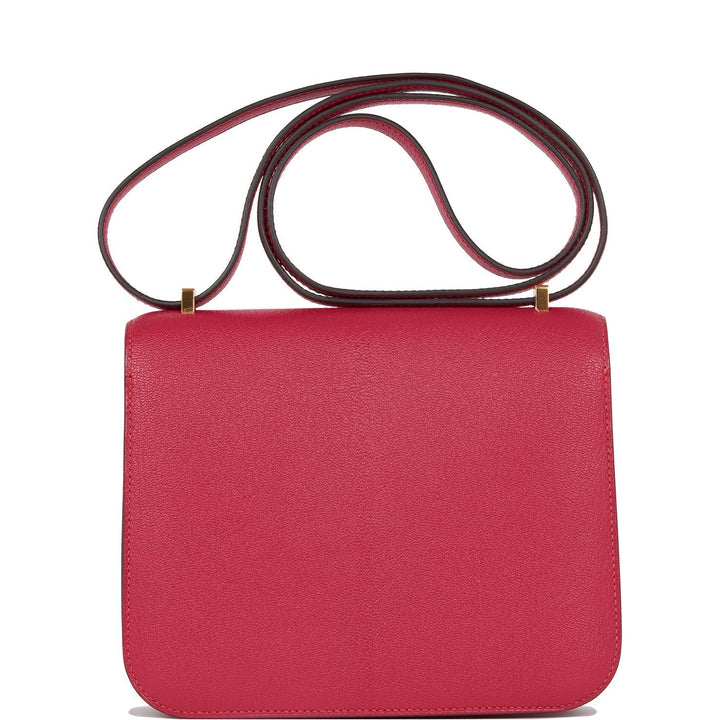 Top quality Hermes Constance 18 Framboise Chevre Gold Hardware