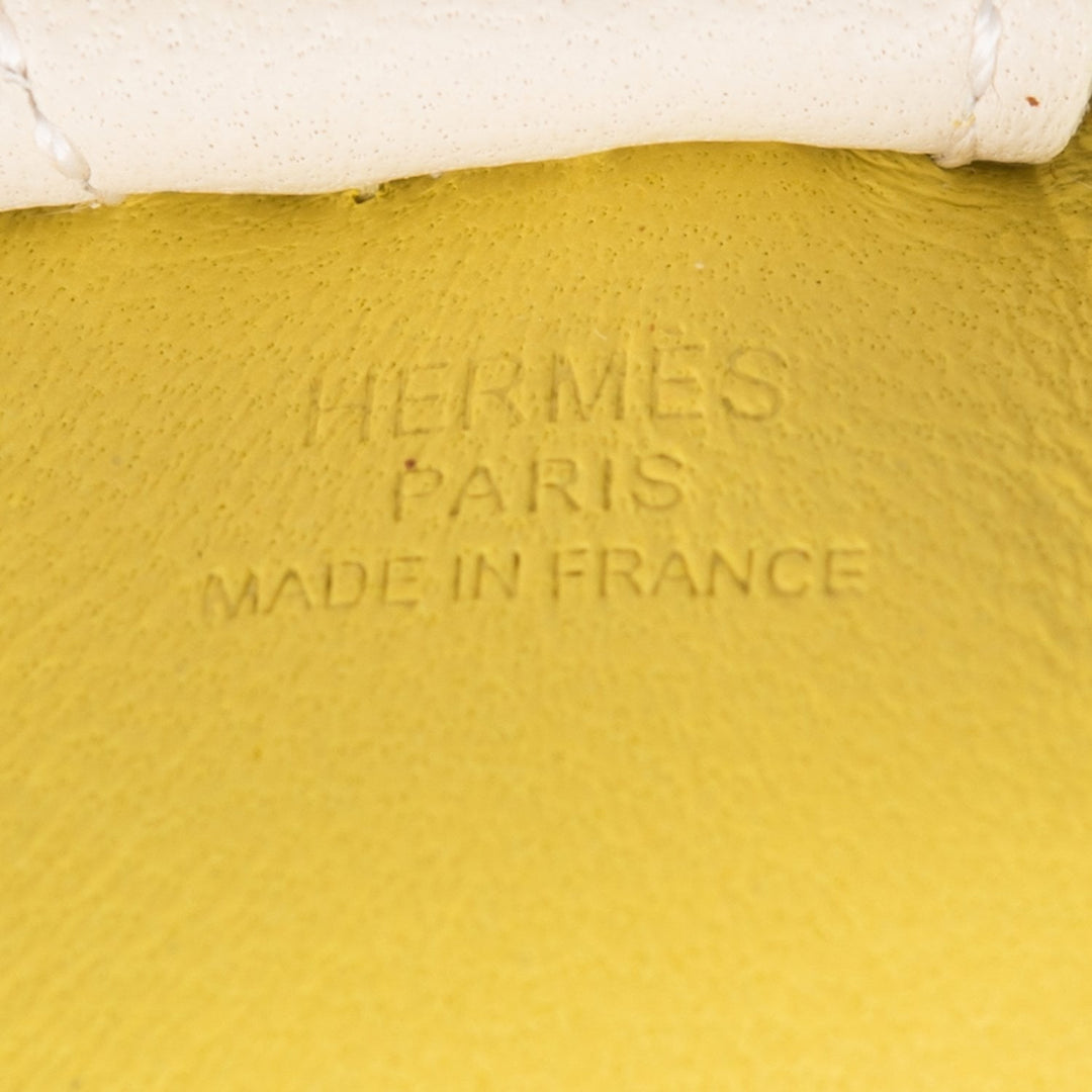 Top quality Hermes Lime/Sesame/Craie Grigri Horse Rodeo Bag Charm PM