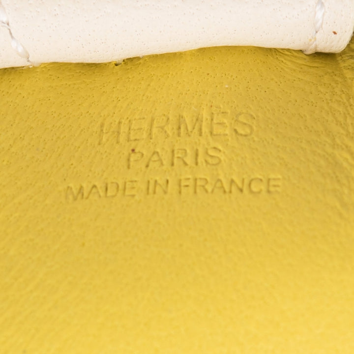 Top quality Hermes Lime/Sesame/Craie Grigri Horse Rodeo Bag Charm PM