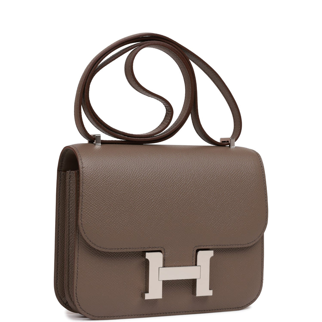 Top quality Hermes Constance 18 Etain Epsom Palladium Hardware