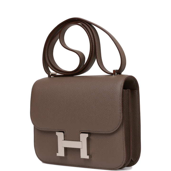 Top quality Hermes Constance 18 Etain Epsom Palladium Hardware