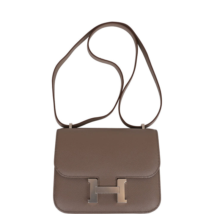 Top quality Hermes Constance 18 Etain Epsom Palladium Hardware