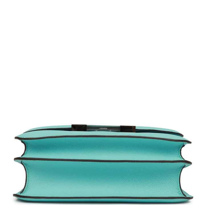 Top quality Hermes Constance 24 Bleu Atoll Epsom Palladium Hardware