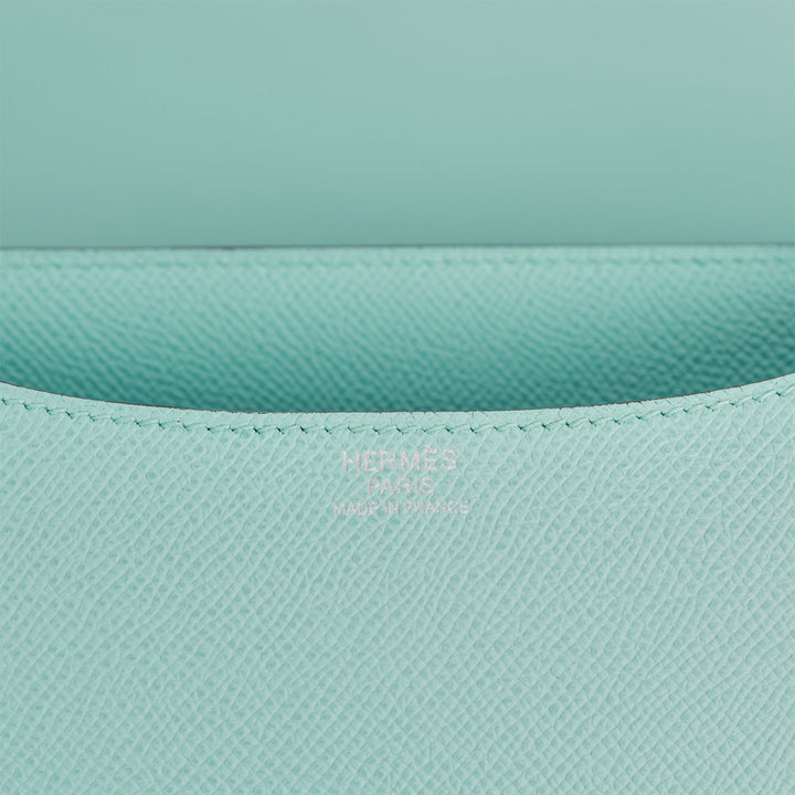 Top quality Hermes Constance 24 Bleu Atoll Epsom Palladium Hardware