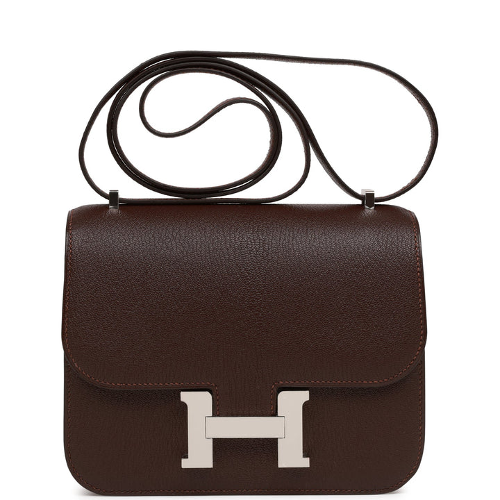 Top quality Hermes Constance 18 Havane Verso Chevre Palladium Hardware