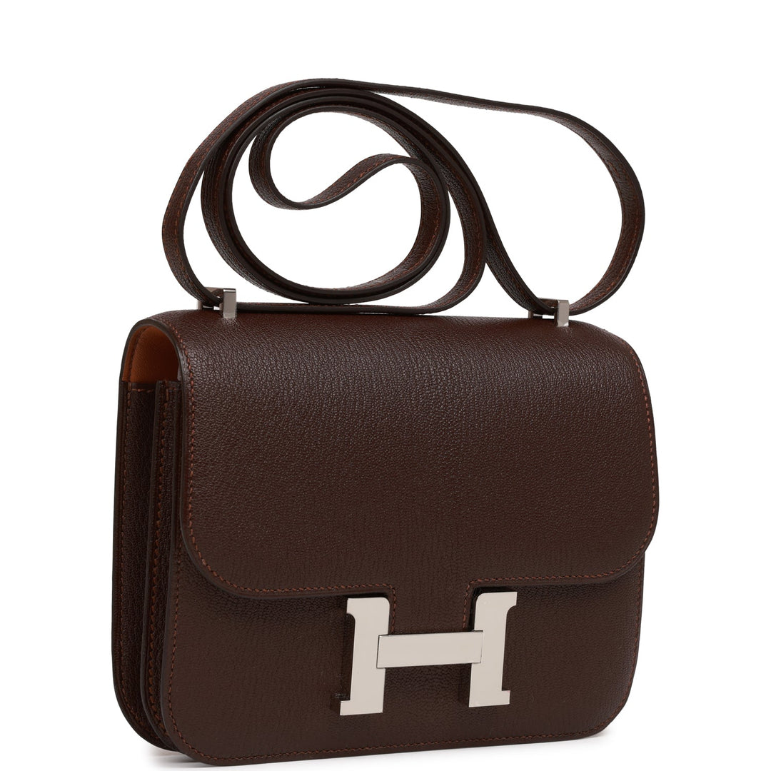 Top quality Hermes Constance 18 Havane Verso Chevre Palladium Hardware