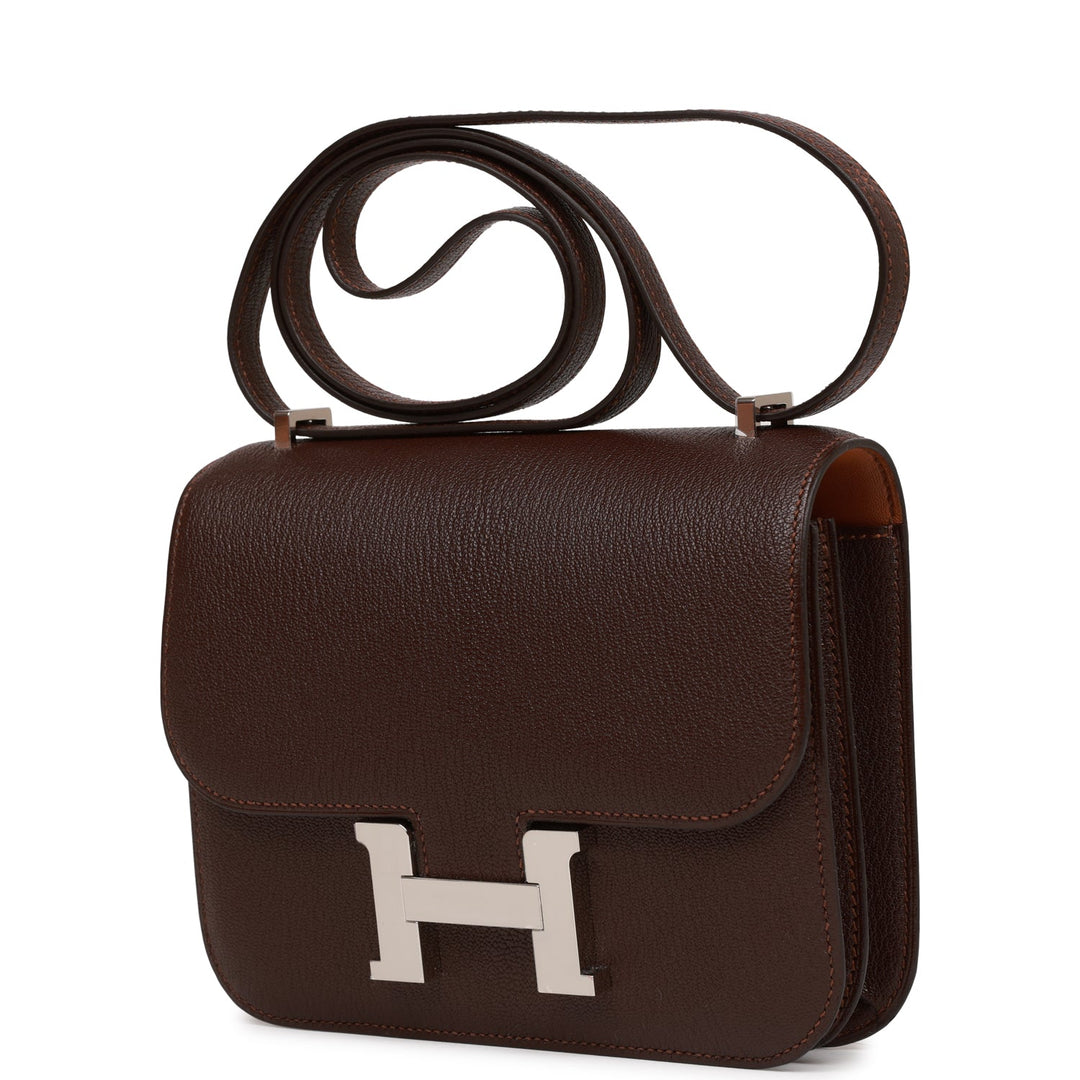 Top quality Hermes Constance 18 Havane Verso Chevre Palladium Hardware