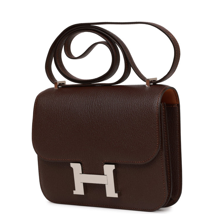 Top quality Hermes Constance 18 Havane Verso Chevre Palladium Hardware