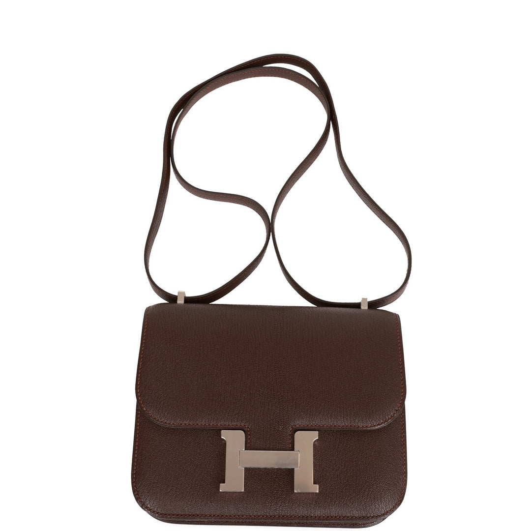 Top quality Hermes Constance 18 Havane Verso Chevre Palladium Hardware