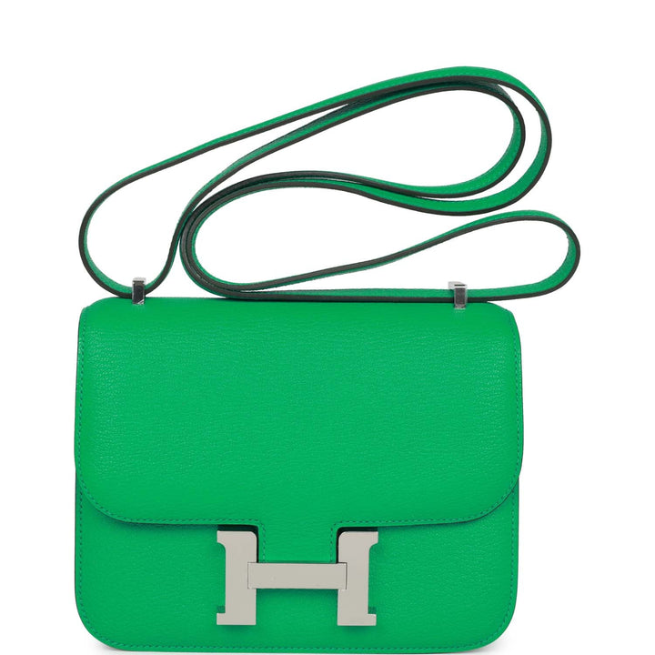 Top quality Hermes Constance 1-18 Menthe Chevre Palladium Hardware