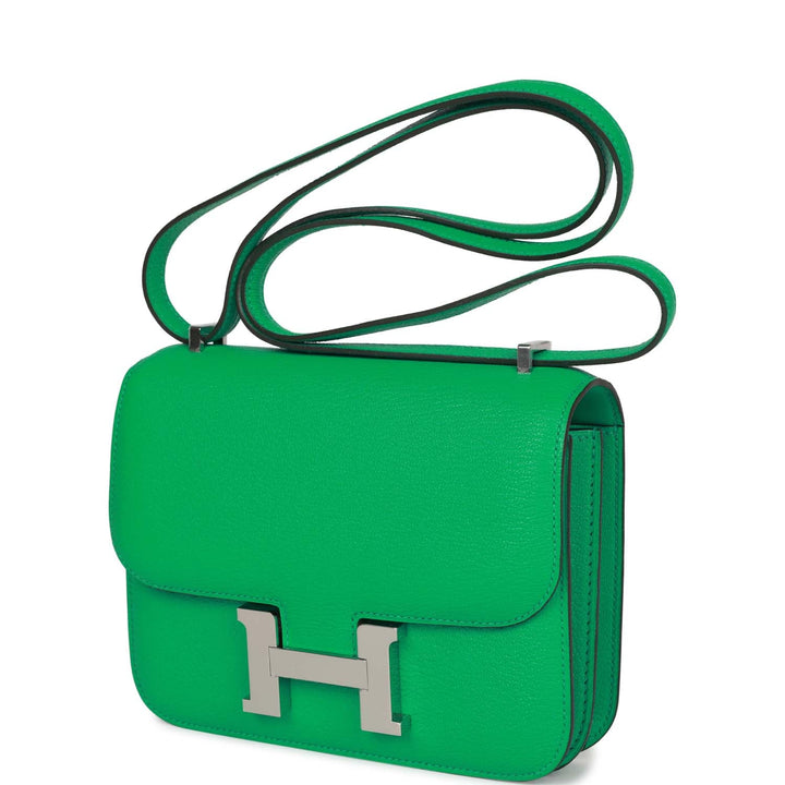 Top quality Hermes Constance 1-18 Menthe Chevre Palladium Hardware
